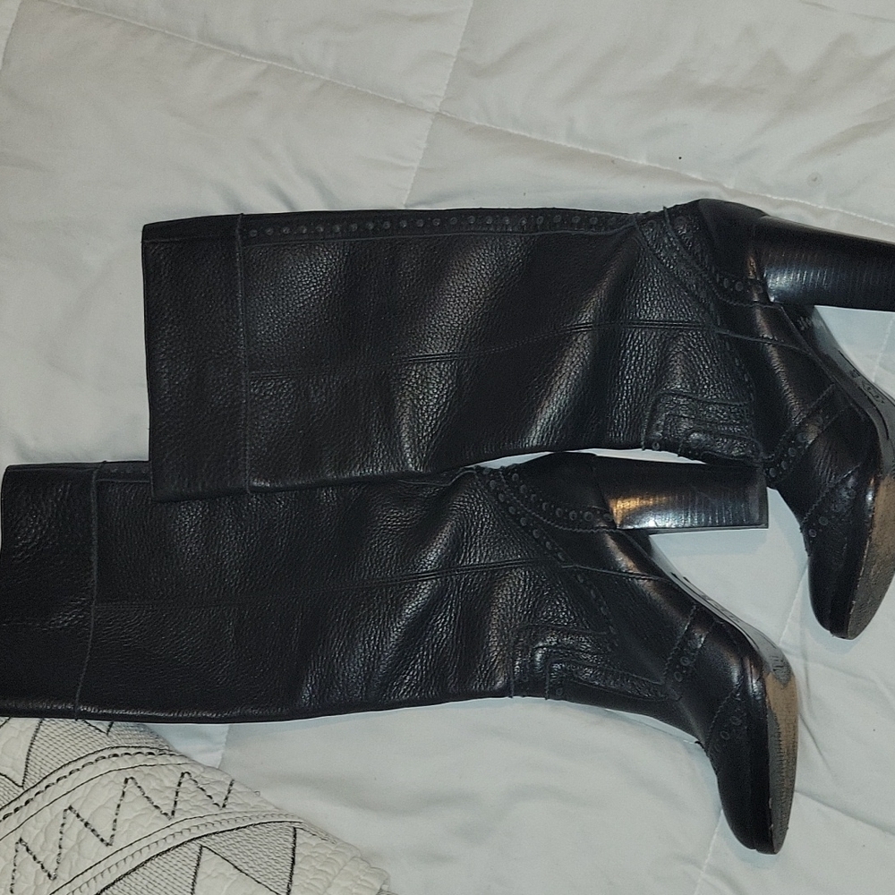 Michael Kors brogues leather boots - Picture 4 of 4